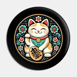 Maneki Neko Pin