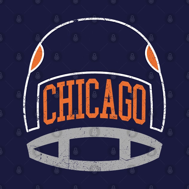 Chicago Retro Helmet - Navy by KFig21