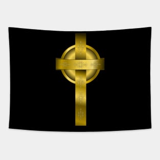 Gold Cross and Sundisk Tapestry