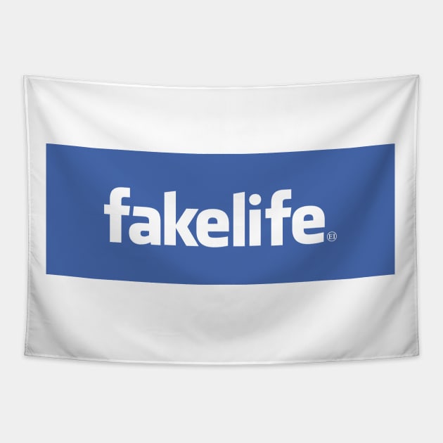 Fakelife Tapestry by Rego's Graphic Design