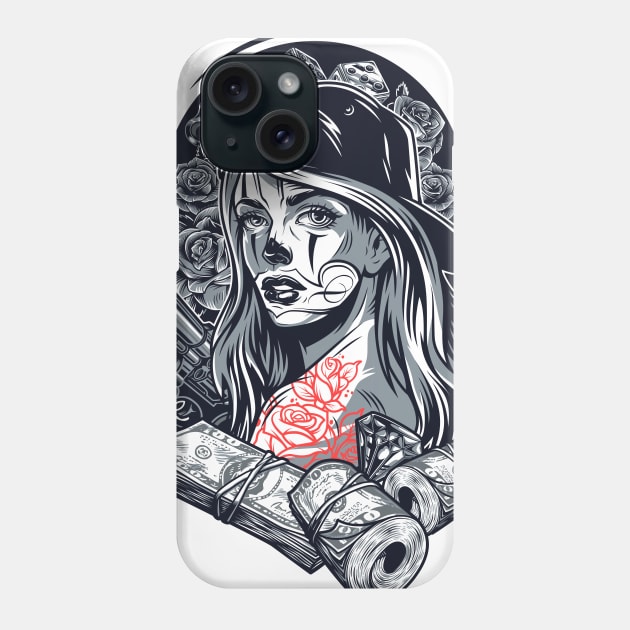 Vintage chicano Phone Case by Evgeny