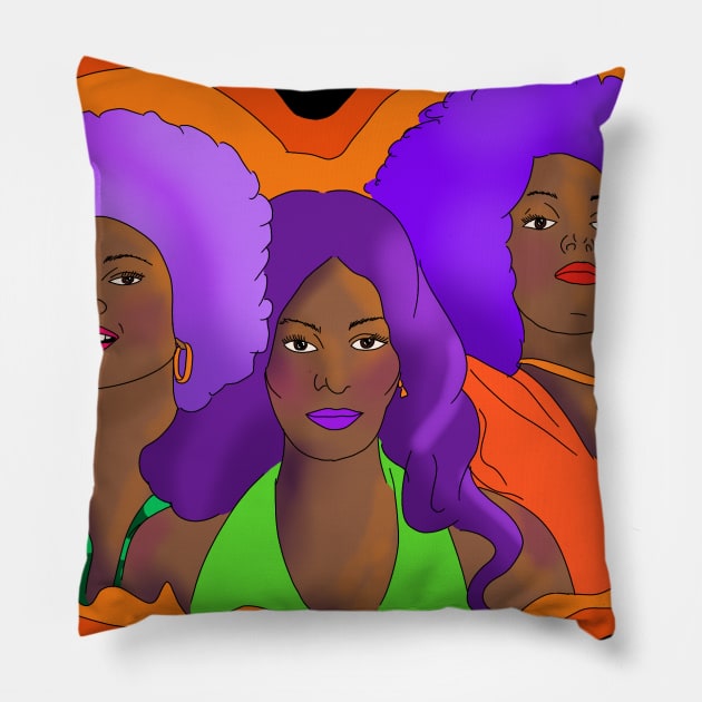 Pam Grier Pillow by SchlockHorror