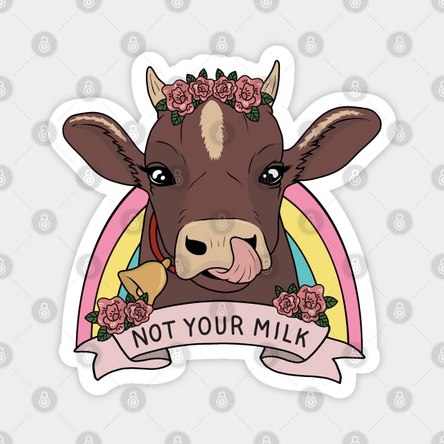 Not your milk Magnet by valentinahramov