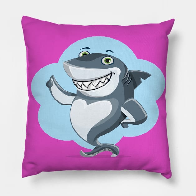 Cool Shark Pillow by hossamahmed