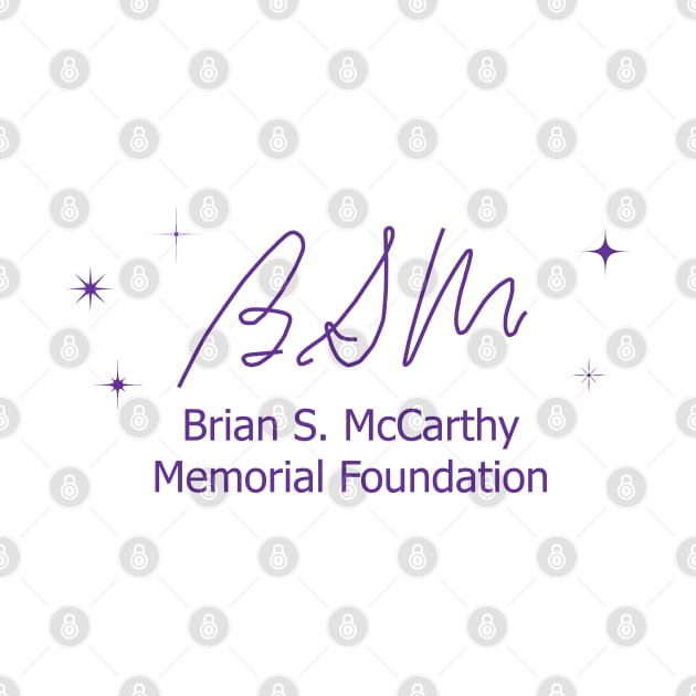 BSM Foundation Logo Purple on White by Brian S McCarthy Memorial Foundation