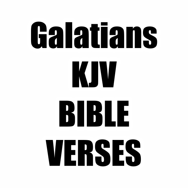 Galatians KJV Bible Verses Text by Holy Bible Verses