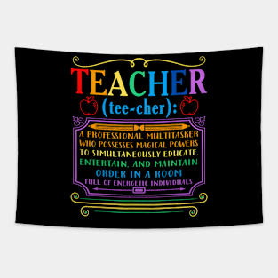 Teacher Definition Funny Teaching School Teacher Tapestry