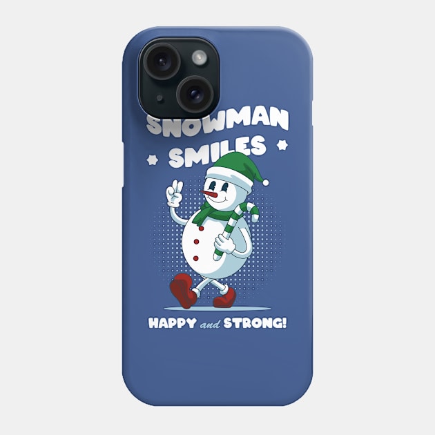 Cute Snowman Phone Case by milatees