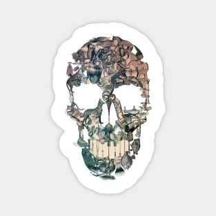 Skull Vintage Magnet