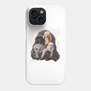 Poodle Montage Phone Case