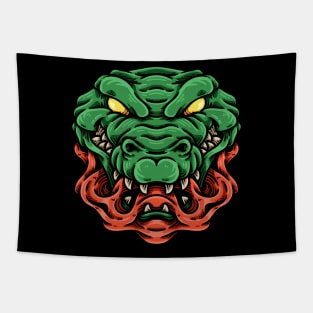 Mad Crocodile Tapestry