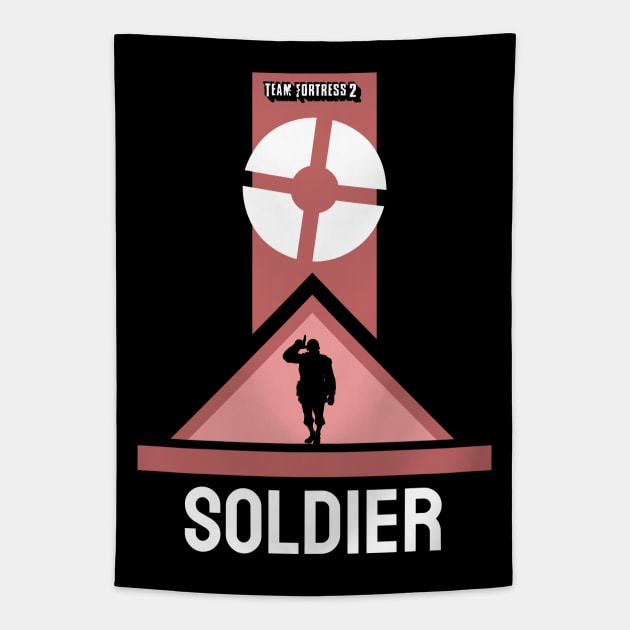 Soldier Team Fortress 2 Tapestry by mrcatguys