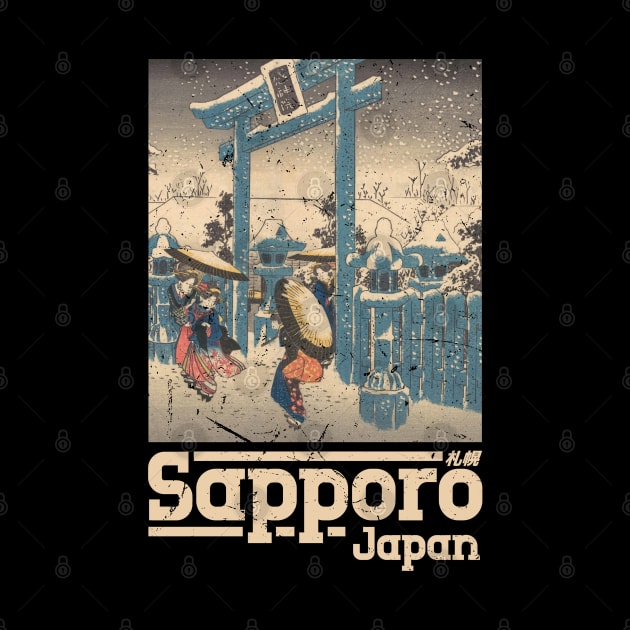 Sapporo, Japan City Vintage by Issho Ni