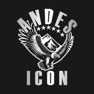 Andean Mountain Condor Andes Peru Icon T-Shirt