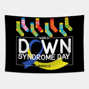 World Down Syndrome Day March 21, Down Syndrome Awareness Tapestry