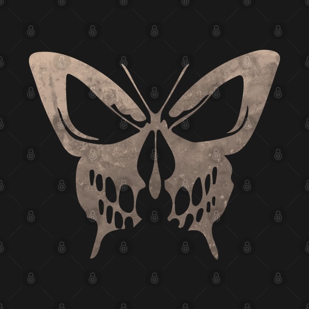 Sinister Butterfly and Skull Design by Graphic Duster