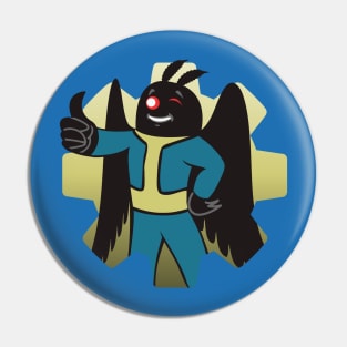 Radiation Suit Mothman Pin