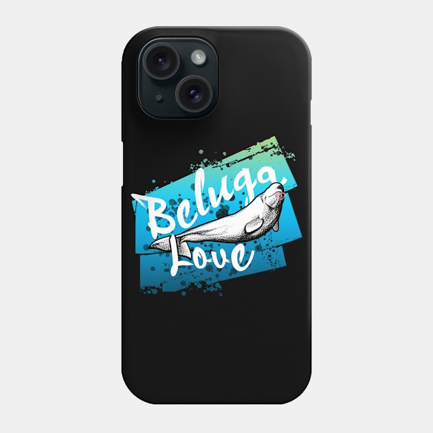 Beluga whale, Whale, Ocean, Sunset, Mammal, Sun Phone Case by Strohalm