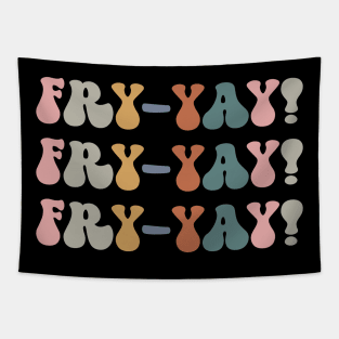 TGIF Teacher Shirt tgif cursive Friyay Teacher Shirt 4k tshirt teacher gifts friyay t-shirt Tapestry