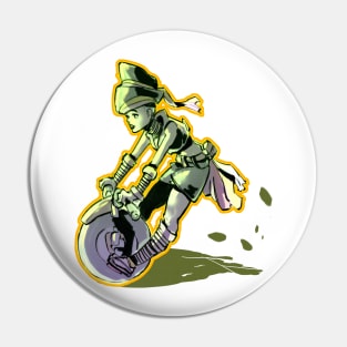 Rider Girl Pin