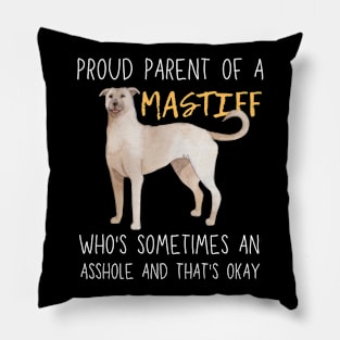 Proud Parents of Mastiff Pet Lover Pillow