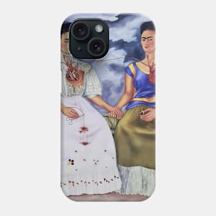 The Two Fridas by Frida Kahlo Phone Case