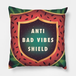 Watermelon Anti Bad Vibes Shield Pillow