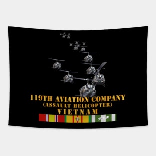 119th Aviation Company (Assault Helicopter) w VN SVC X 300 Tapestry