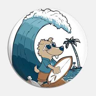 Dog surf 96010 Pin