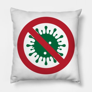 graphic for stop corona virus Pillow