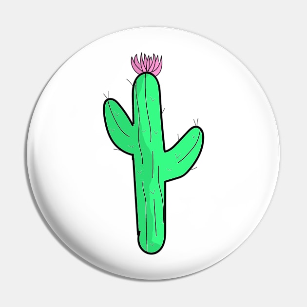 Minimalist Cactus Pin by deadlydelicatedesigns