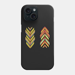 Colorful feathers Phone Case