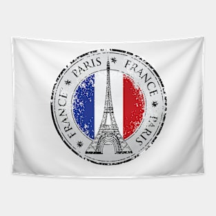 Paris Travel Sticker, France Tapestry