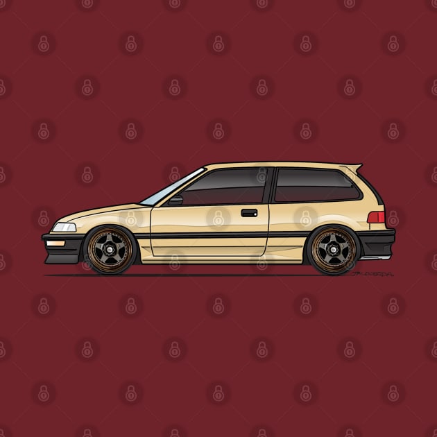 Gold EF9 by JRCustoms44