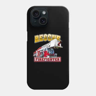 Cartoon Fire Truck Phone Case