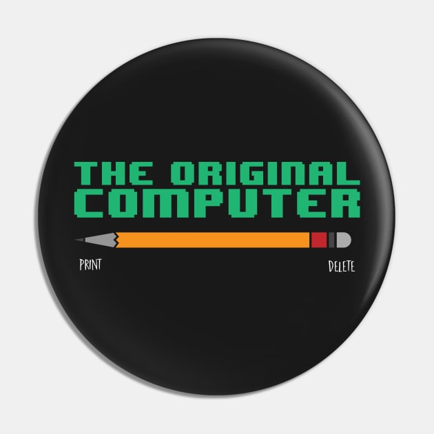 The Original Computer Pin by thingsandthings