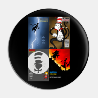 The Cat In The Hat Pins And Buttons Teepublic Au