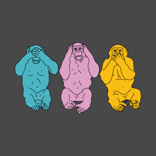 Los 3 Monos Sabios T-Shirt