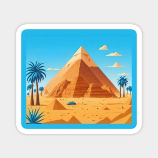 The Great Pyramids of Giza Magnet