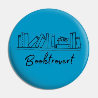 Booktrovert Pin