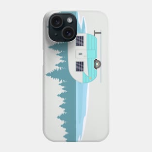 Lispe RV Camping Lake Pine Trees Phone Case