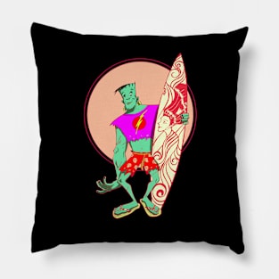 surf monster Pillow