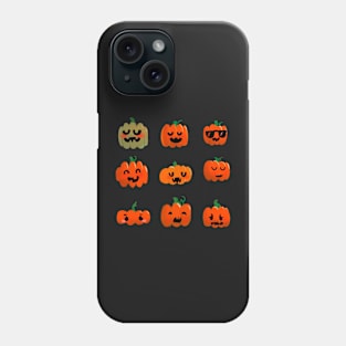 Cute Jack-o'-lantern Pumpkin Pattern Funny faces Phone Case