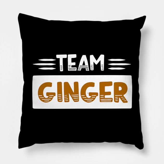 Team Ginger Pillow by Success shopping