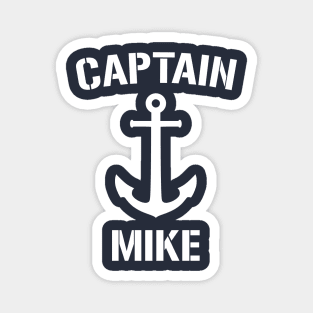 Nautical Captain Mike Personalized Boat Anchor Magnet