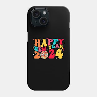 Colourful Happy New Year 2024 Phone Case