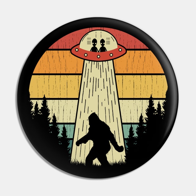 Bigfoot Ufo Pin by Tesszero