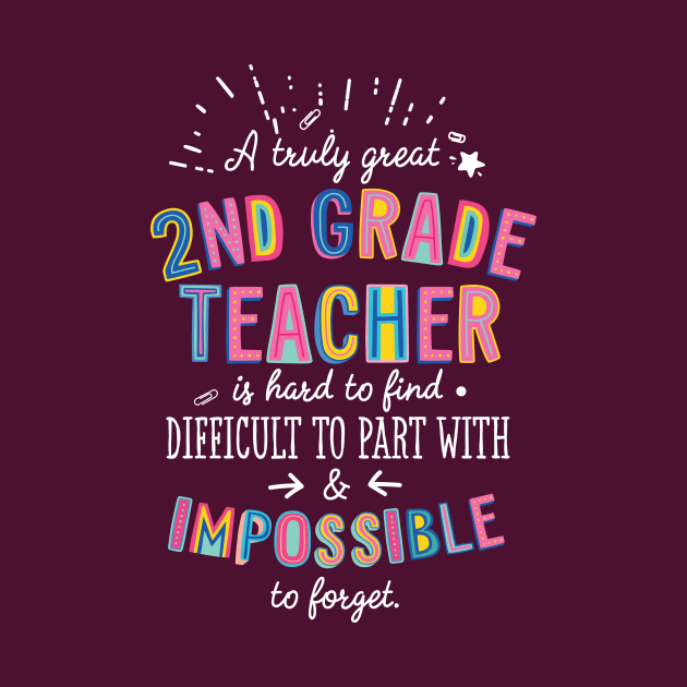 A truly Great 2nd Grade Teacher Gift - Impossible to forget by BetterManufaktur