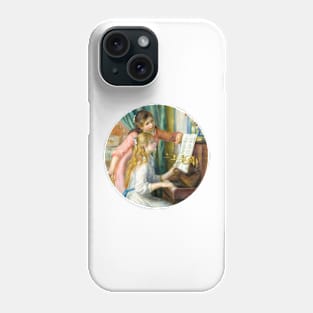 Two Young Girls at the Piano Phone Case