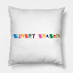 sunset season Pillow